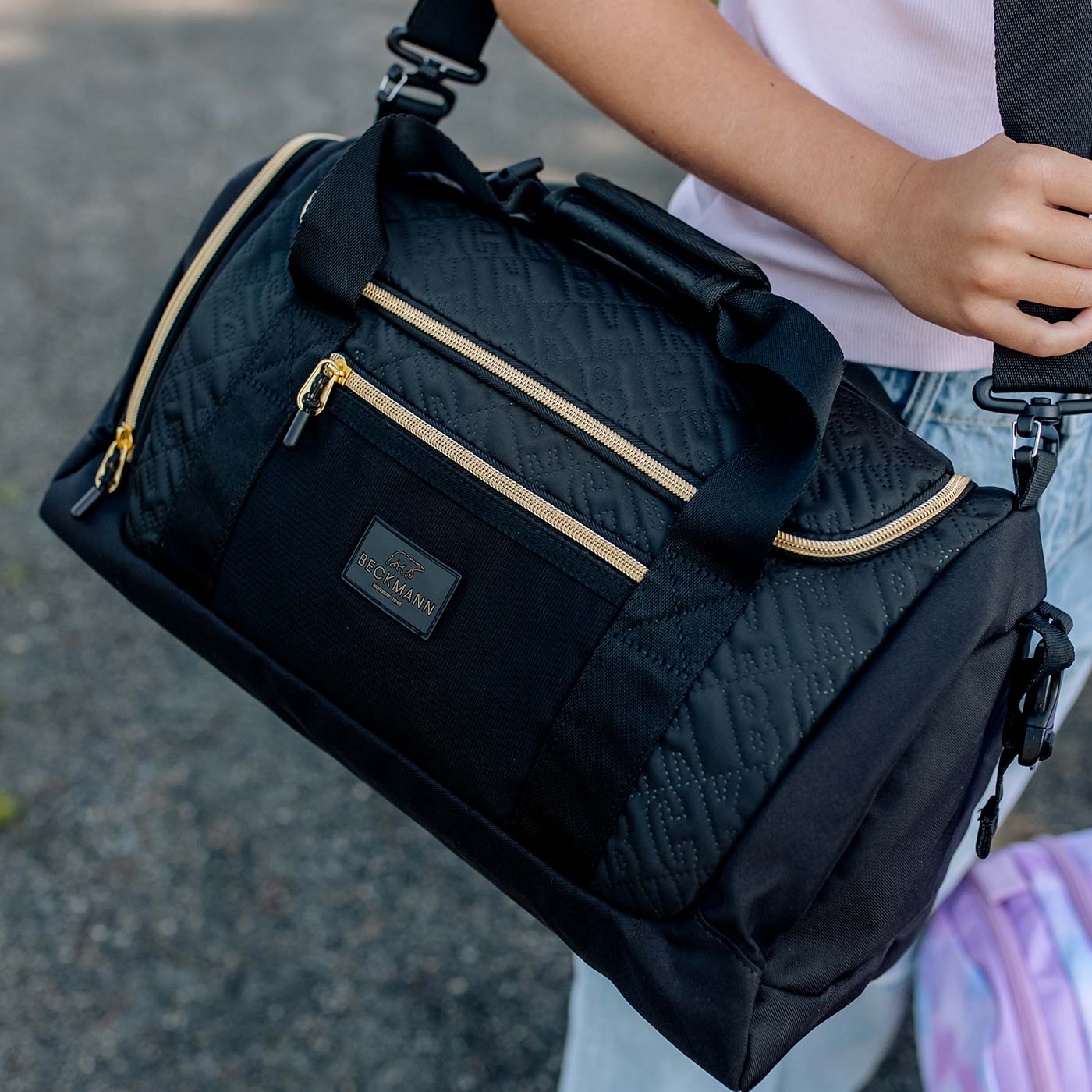 Duffelbag Sport, Black Gold - Image 2