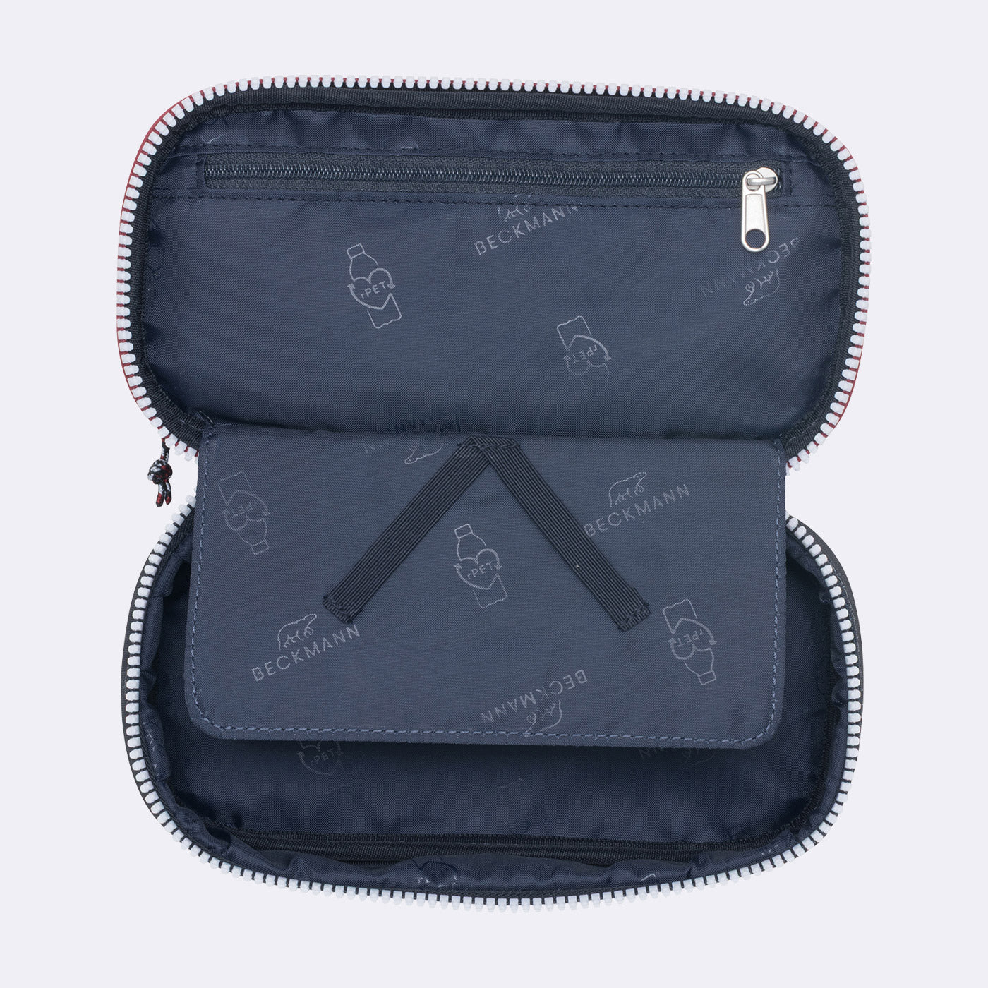 Ovalt pennal Sport, Navy White - Image 2